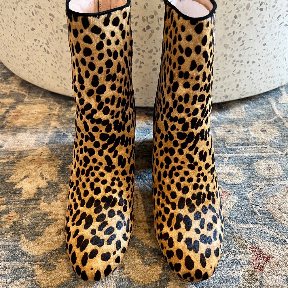J.Crew Leopard Print Booties